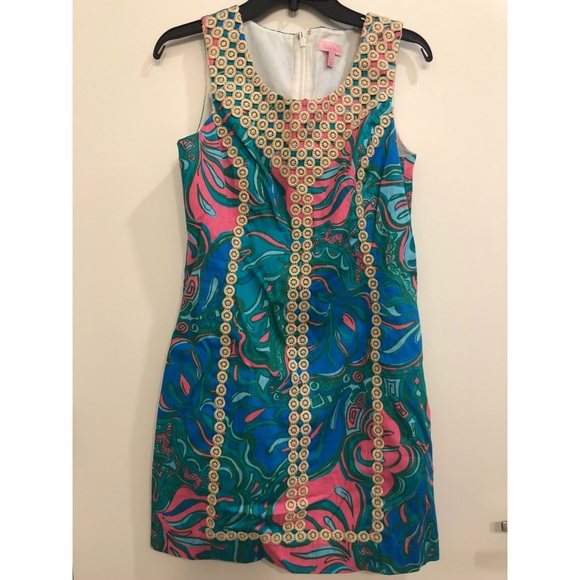 NWT Lilly Pulitzer Macfarlane Shift Dress (8) iuu.org.tr